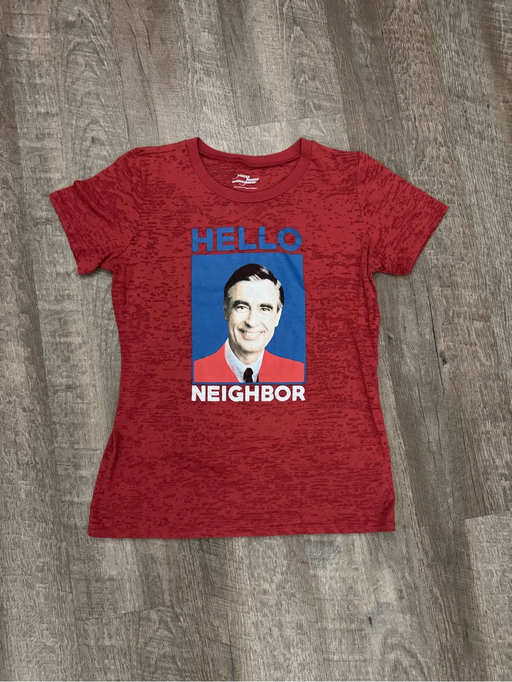 Mr Rogers Red Shirt Nostalgia Xennial Gen X Sz Medium